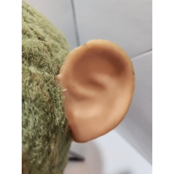 Vtg 1950's Rubber Face Green 16" Monkey Plush Stuffed Rushton My Toy Co Rare - Picture 5 of 16